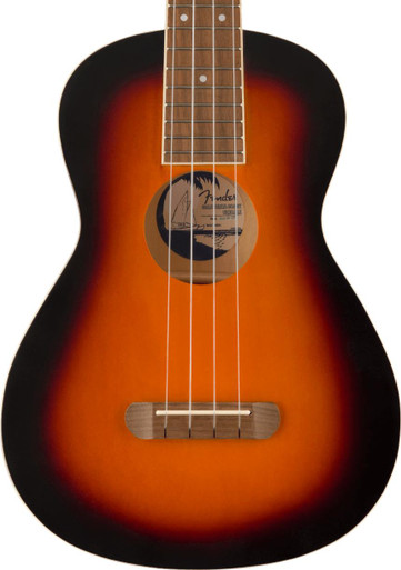 Fender Avalon Tenor Ukulele in 2 Colour Sunburst