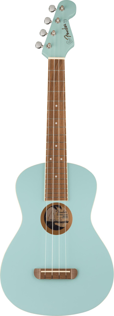 Fender Avalon Tenor Ukulele in Daphne Blue