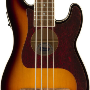 Fender Fullerton Precision Bass Ukulele in 3-Colour Sunburst