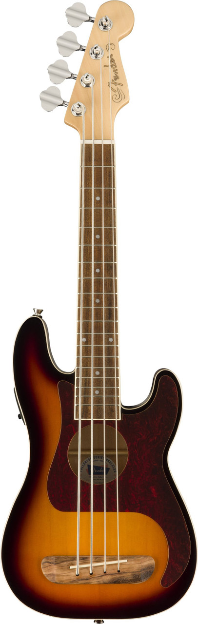 Fender Fullerton Precision Bass Ukulele in 3-Colour Sunburst