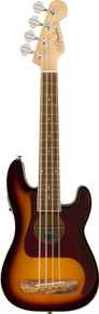Fender Fullerton Precision Bass Ukulele in 3-Colour Sunburst - Image 3