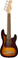 Fender Fullerton Precision Bass Ukulele in 3-Colour Sunburst - Image 4