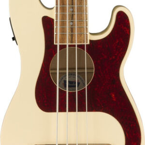 Fender Fullerton Precision Bass Ukulele in Olympic White