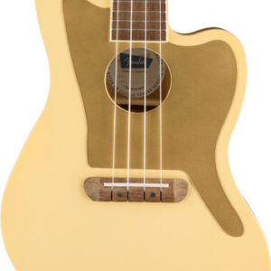 Fender FSR Fullerton Jazzmaster Electro Acoustic Ukulele in Vintage White