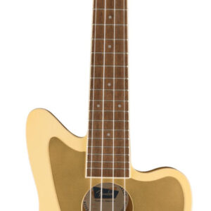 Fender FSR Fullerton Jazzmaster Electro Acoustic Ukulele in Vintage White - Image 5