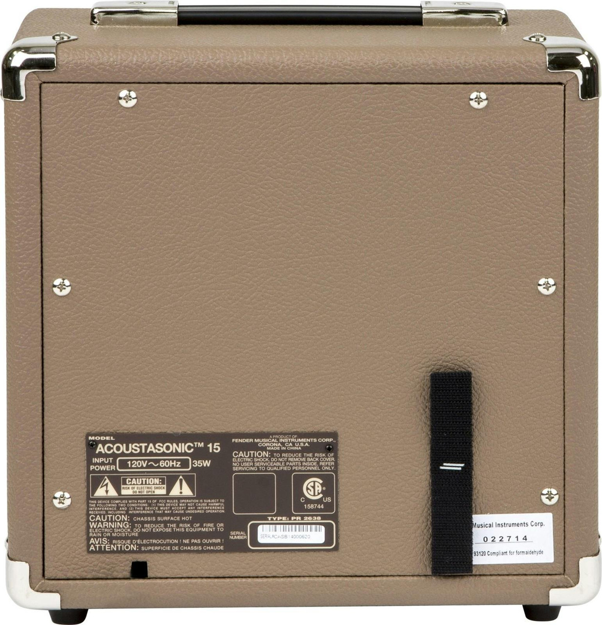 Fender Acoustasonic 15 Acoustic Guitar Amp - Image 5