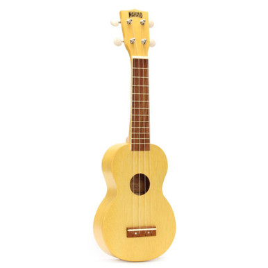 Mahalo Kahiko MK1 Soprano Ukulele in Transparent Butterscotch Blonde