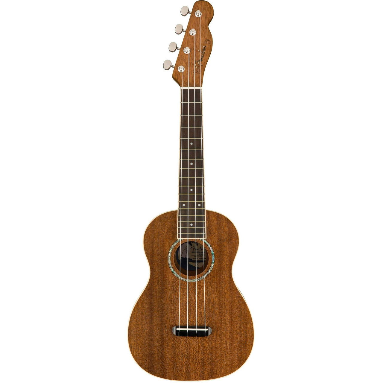 Fender Zuma Concert Ukulele in Natural - Image 5