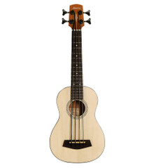 Alvarez Artist AU60EBASS Electro Acoustic Bass Ukulele in Gloss Natural - Image 3
