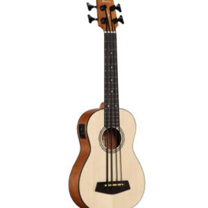 Alvarez Artist AU60EBASS Electro Acoustic Bass Ukulele in Gloss Natural - Image 6