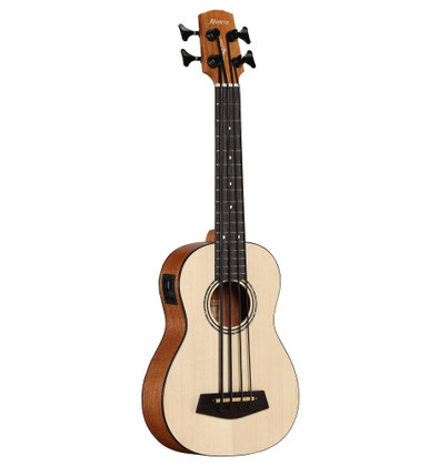 Alvarez Artist AU60EBASS Electro Acoustic Bass Ukulele in Gloss Natural
