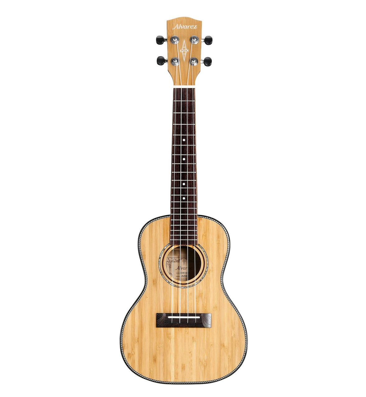 Alvarez Masterworks MU55CE Electro Acoustic Concert Ukulele in Natural - Image 5