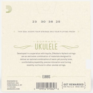D'Addario EJ88S Nyltech Soprano Ukulele Strings - Image 5