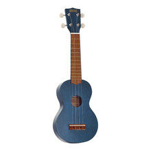 Mahalo Kahiko MK1 Soprano Ukulele In Transparent Blue - Image 2