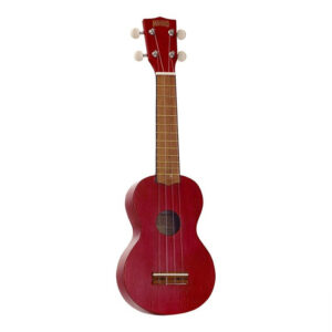 Mahalo Kahiko MK1 Soprano Ukulele In Transparent Red - Image 4