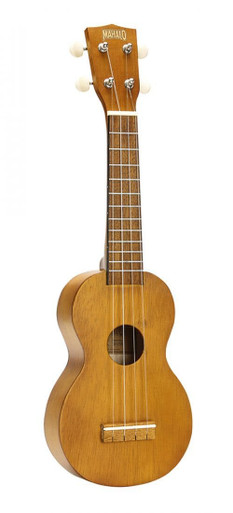 Mahalo Kahiko Ukulele MK1 in Transparent Brown with Essentials Pack