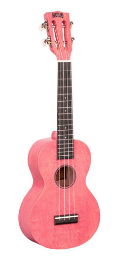 Mahalo Concert Ukulele Island in Coral Pink