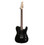 EastCoast T1 Electric Guitar Silent Bundle in Black (Rosewood) with Headphone Amp & Accessories - Image 4