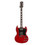 EastCoast GS10 Electric Guitar Silent Bundle in Cherry with Headphone Amp & Accessories - Image 4