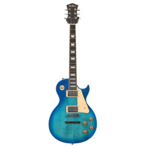 EastCoast L1 Electric Guitar Starter Pack in Blue Burst with Headphone Amp & Accessories - Image 5