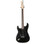 EastCoast ST2 HSS Left Handed Electric Guitar Silent Bundle in Black Metallic with Headphone Amp & Accessories - Image 4