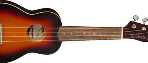 Fender Venice Soprano Ukelele in 2-Color Sunburst - Image 2