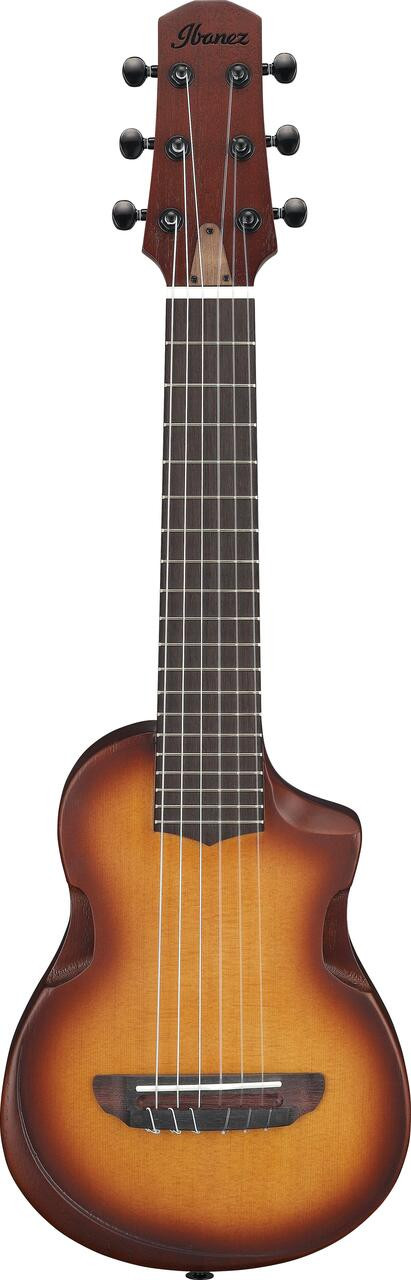 Ibanez AUP10N Advanced Electro Acoustic Ukulele in Open Pore Light Brown Sunburst