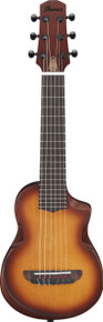 Ibanez AUP10N Advanced Electro Acoustic Ukulele in Open Pore Light Brown Sunburst - Image 3