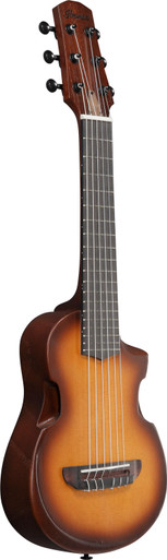 Ibanez AUP10N Advanced Electro Acoustic Ukulele in Open Pore Light Brown Sunburst