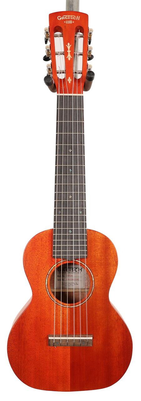 B Stock : Gretsch G9126 Guitar Ukulele - Ovangkol Fingerboard, Honey Mahogany Stain with Gig Bag 001