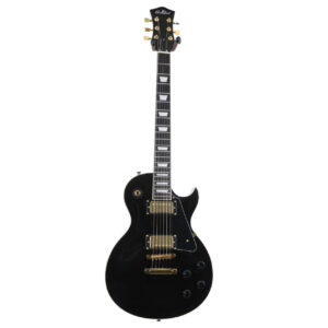 EastCoast L1 Electric Guitar Starter Pack in Black with Headphone Amp & Accessories - Image 5