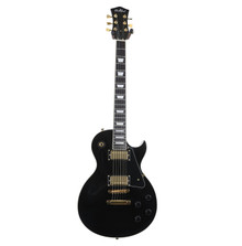 EastCoast L1 Electric Guitar Starter Pack in Black with Headphone Amp & Accessories - Image 3