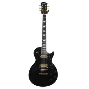 EastCoast L1 Electric Guitar Starter Pack in Black with Headphone Amp & Accessories - Image 2