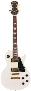 EastCoast L1 Electric Guitar Starter Pack in White with Headphone Amp & Accessories - Image 3