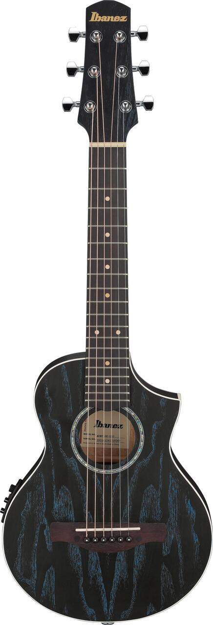 Ibanez EWP16EWB-GAO Piccolo Electro Acoustic Guitar in Galaxy Aqua Open Pore
