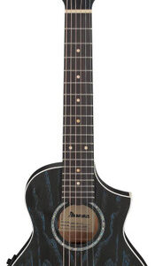 Ibanez EWP16EWB-GAO Piccolo Electro Acoustic Guitar in Galaxy Aqua Open Pore - Image 2