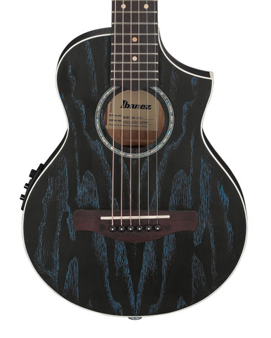 Ibanez EWP16EWB-GAO Piccolo Electro Acoustic Guitar in Galaxy Aqua Open Pore