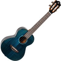 Flight Iris Tenor Tinta Ukulele Trans Blue