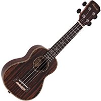 Hartwood Sonata Soprano Ukulele Ebony - Image 2