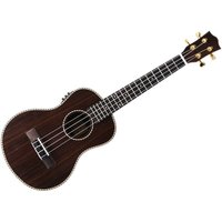 Snail UKT-E598EQ Tenor Ebony Electro Acoustic Ukulele - Nearly New - Image 2