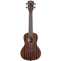 Kala Striped Ebony Acoustic Concert Ukulele Satin - Image 2