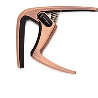Swiff K8-U Zinc Alloy Ukulele Capo Brushed Copper - Image 2