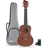 Sapele Concert Electro-Ukulele Pack by Gear4music - Image 2