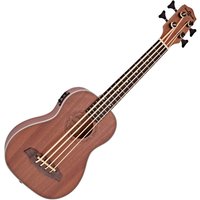Deluxe Electro Ukulele Bass by Gear4music Sapele - Image 2