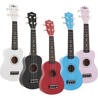 Ukulele by Gear4music Multi-Colour Pack of 5 - Image 2