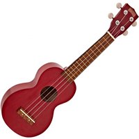 Mahalo Kahiko Ukulele Transparent Red - Image 2