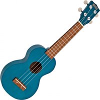 Mahalo Kahiko Ukulele Transparent Blue - Image 2