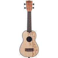 Kala Ukadelic Soprano Ukulele Bamboo Top