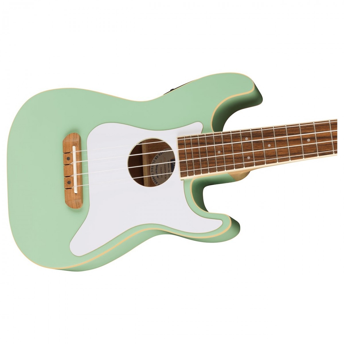 Fender Fullerton Stratocaster Ukulele Surf Green - Image 5