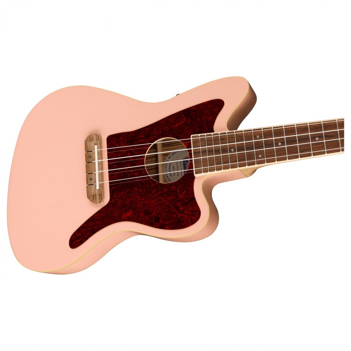 Fender Fullerton Jazzmaster Ukulele Shell Pink - Image 5
